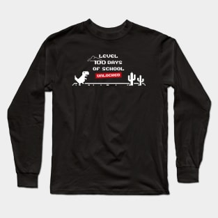 100 days of school Long Sleeve T-Shirt